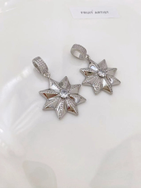 1 Piece Copper Geometric Pendant Chain