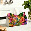 Large Size DIY Hummingbird Sunset Diamond Painting Tissue Box