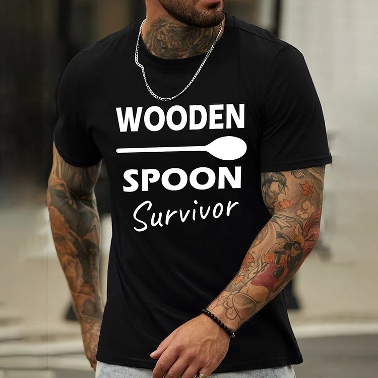 BrosWear Wooden Spoon Survivor Men's T-Shirt
