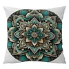 Green Mandala Stamped Cross Stitch Pillow Cover Kit 11CT 3-Strand Embroidery 45x45cm Zippered Cushion Case tapestrymarket