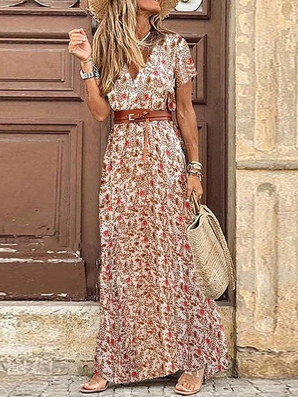 Fashion Bohemia Style Beach Maxi Dress