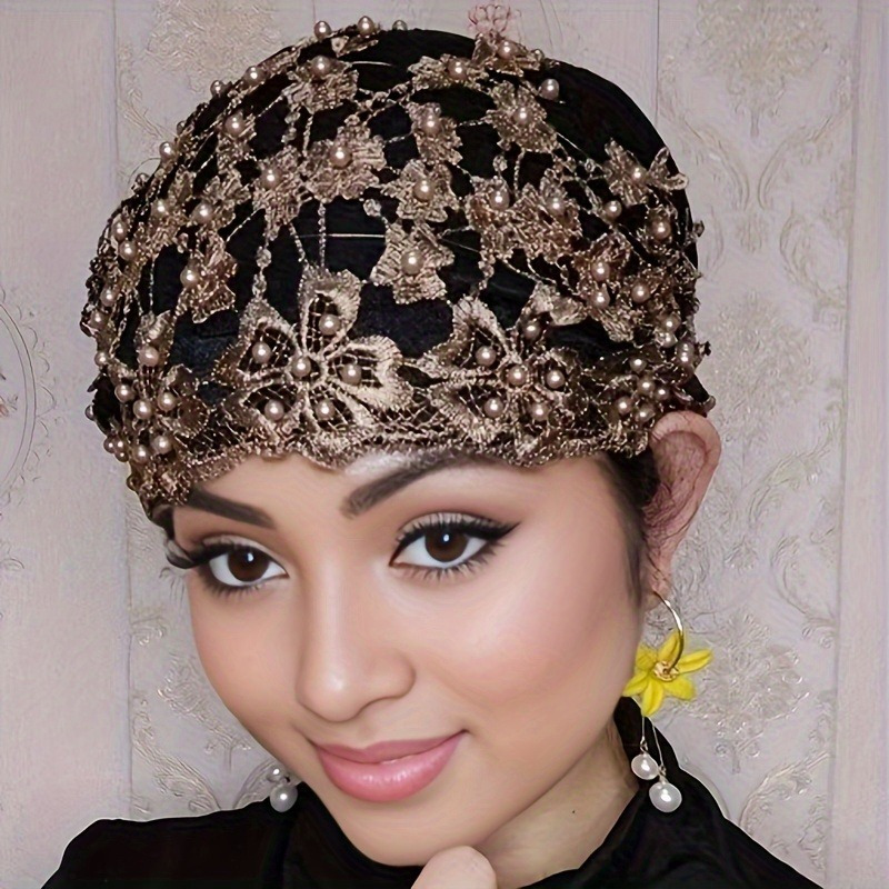 Luxurious Stretchable Floral Turban Head Wrap - Soft, Lightweight, Breathable, Comfortable Headwear for Women - Perfect for Travel, Ramadan, Chemo, Fashion Accessory All Season