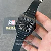 Cartier Santos Large WSSA0039 Black ADLC Steel Rubber strap 40mm Super Clone