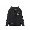 Chrome Hearts Hoodie - Black Street Style Embroidered Sweatshirt 851
