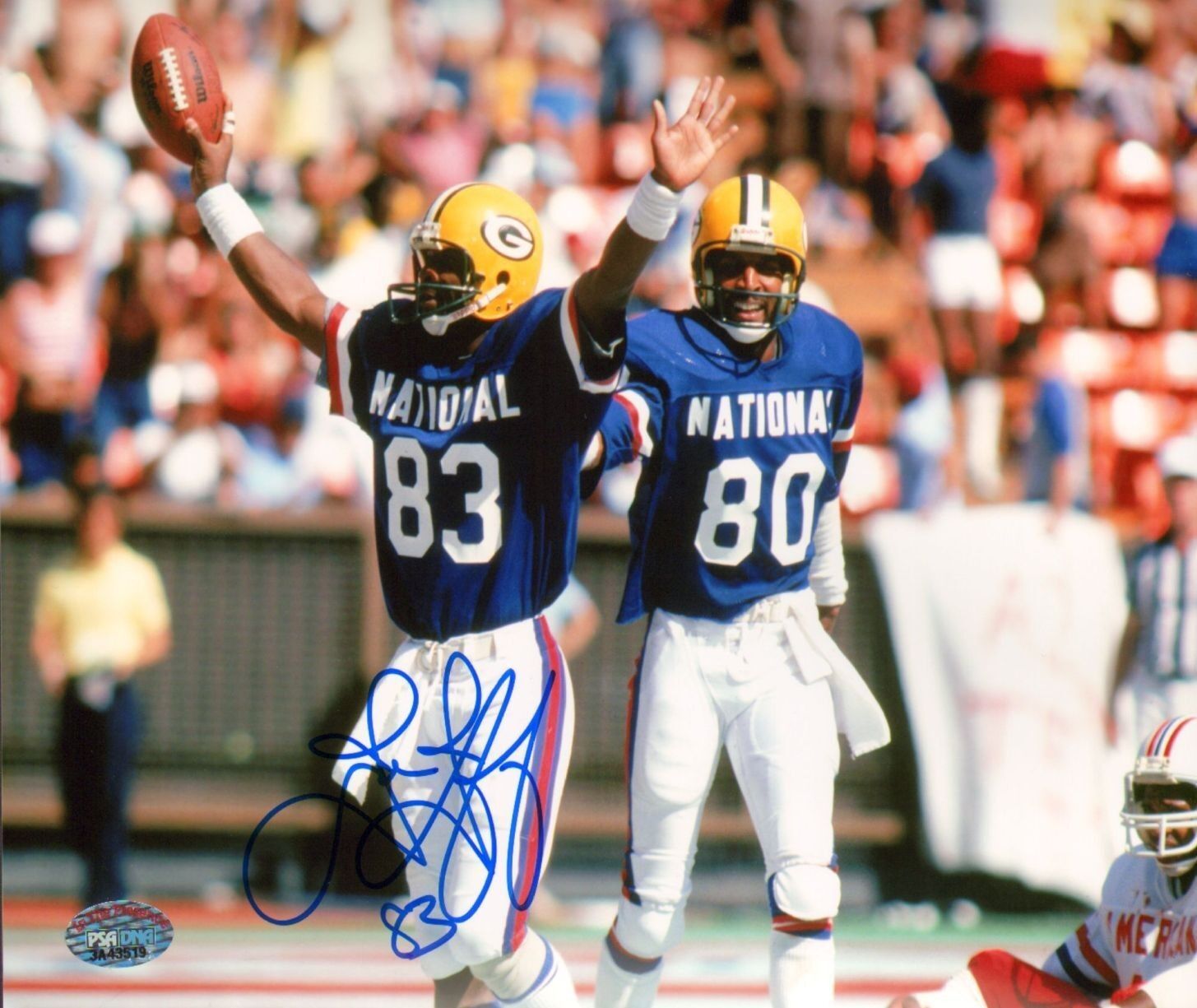 John Jefferson Signed Packers 8x10 Photo Poster painting PSA/DNA COA Picture 1982 Pro Bowl Auto