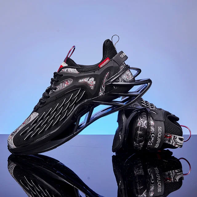 Sneakers Dogfish Shark Damping Sports Shoes Men 668