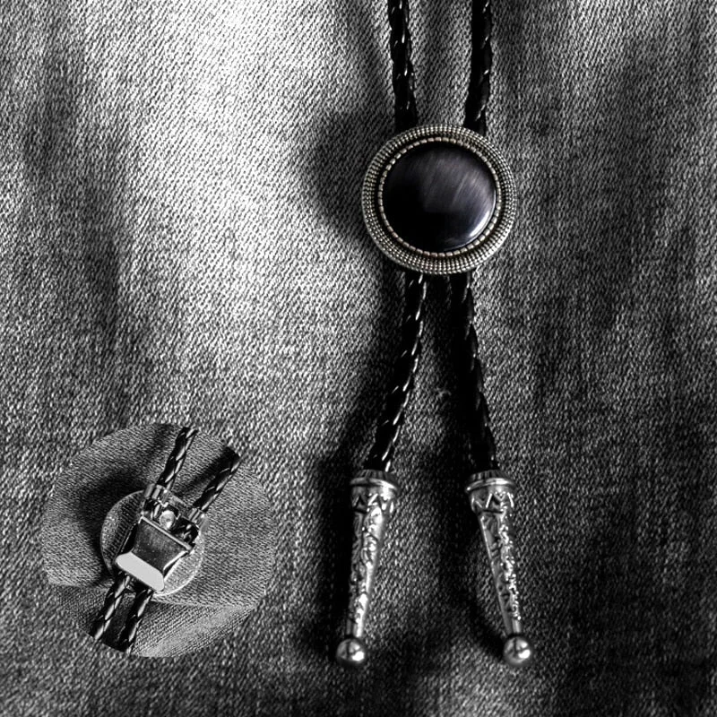 Occident Denim Bolo Necktie Bowtie Children's Clothing Accessories Retro BOLO TIE Long Necklaces
