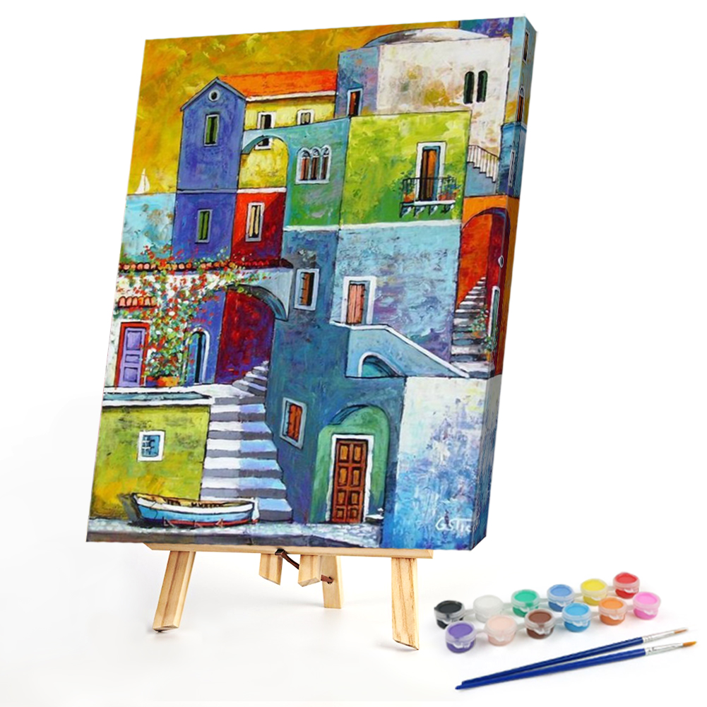 

40*50CM - Paint By Numbers - House, 501 Original