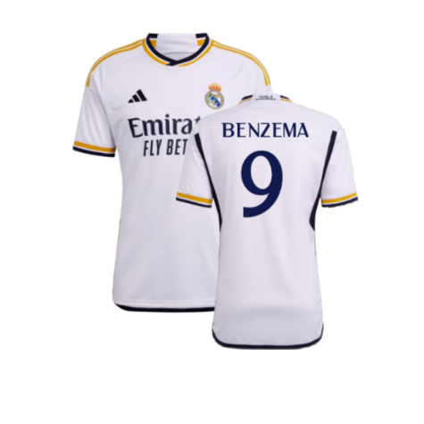 Maillot Real Madrid Karim Benzema 9 Domicile 2023/2024