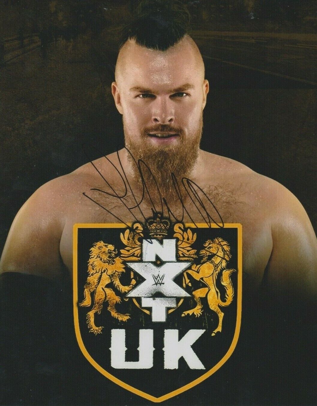 Joe Coffey (WWE NXT UK) **HAND SIGNED** 10x8 Photo Poster painting ~ AUTOGRAPHED