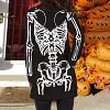 Halloween Hooded Skull Sweatshirt