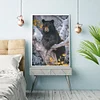 (Stamped/Counted) (Winter) Bear - 11CT Cross Stitch 50*40cm/19.69*15.75in