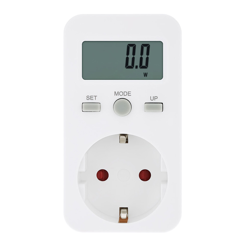 

Digital Wattmeter Energy Meter Power Consumption Electricity Socket Outlet, 501 Original