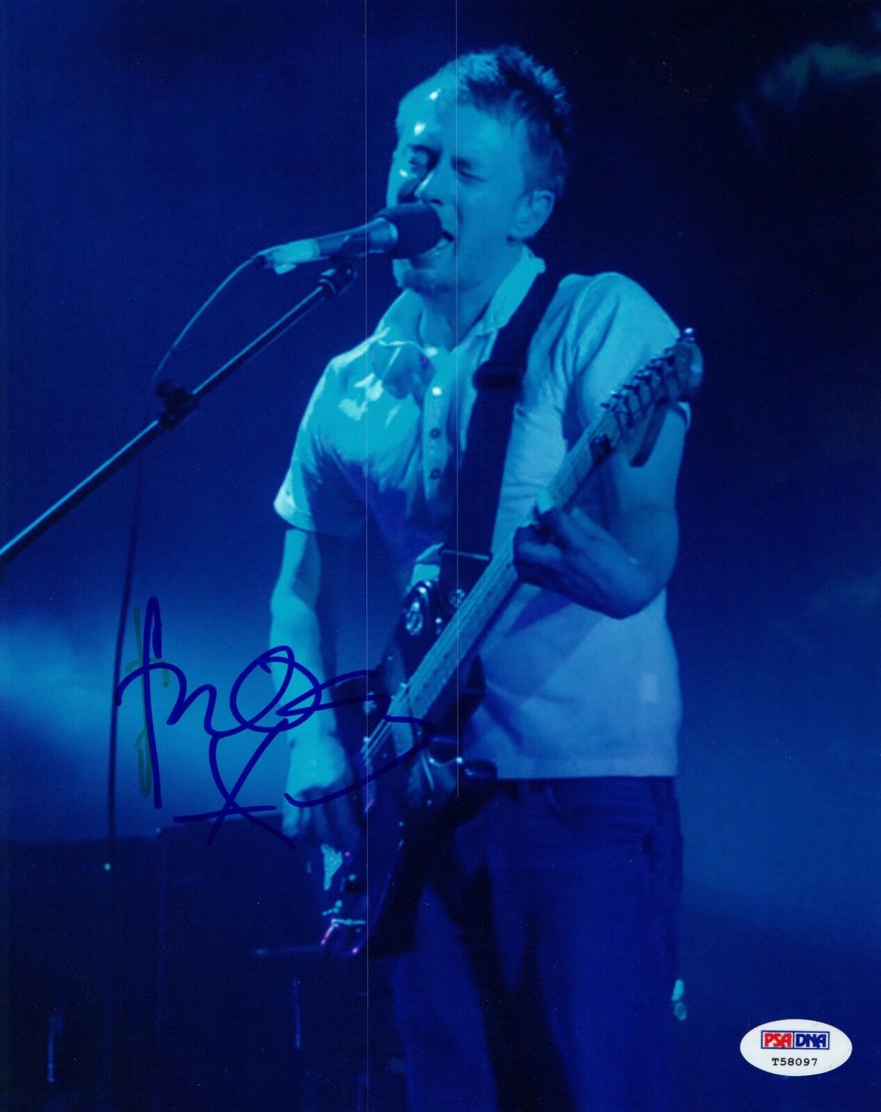 Thom Yorke Signed Autographed 8x10 Photo Poster painting RADIOHEAD PSA/DNA COA