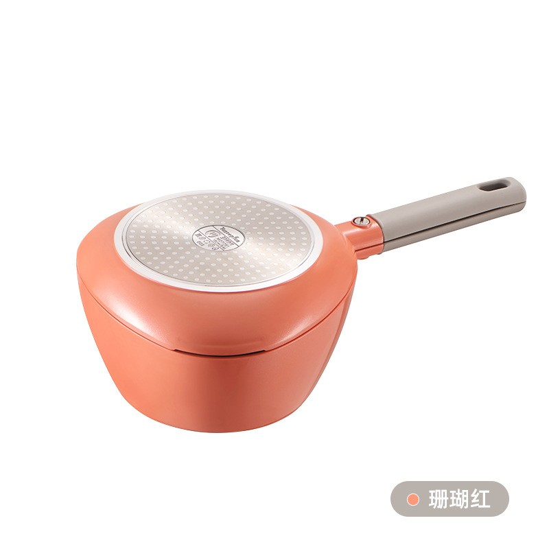 悦味抗菌不沾三角双锅 18cm 明火电磁炉通用（铝合金+陶瓷抗菌釉）TP3TS16-Digicat 猫电澳洲