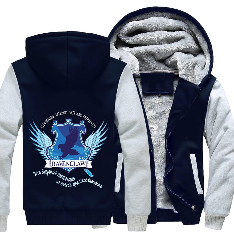 Ravenclaw Cleverness Wisdom, Harry Potter Fleece Jacket