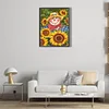 uk.everydayedeals Diamond Painting - Round AB Drills - Scarecrow in Sunflower(45*60cm)