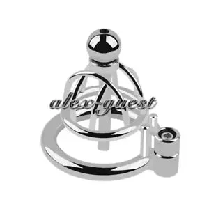 pornhint Pornhint Newest Design Mini Stainless Steel Sounds Male Chastity Device Removable New