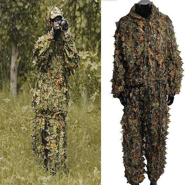 Military 3D Leaves Ghillie Suits