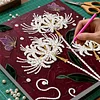 uk.everydayedeals DIY Pearl Painting With Frame - Handmade Self-Adhesive Pearls - Butterfly Flowers(25*25cm)