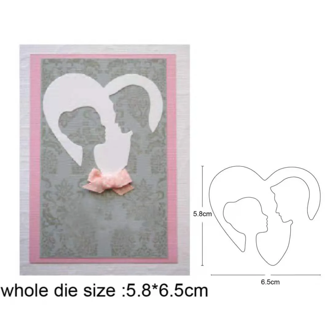 Metal Cutting Dies For Scrapbooking Embossing Die Hollow Oval Frame Cut Dies DIY Paper Cards Craft Stencils