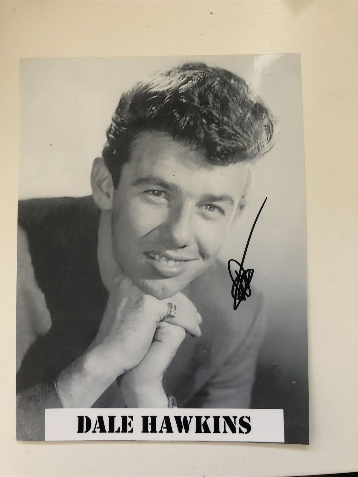 DALE HAWKINS Signed Photo Poster painting 50’s Rockabilly Rock N Roll LEGEND