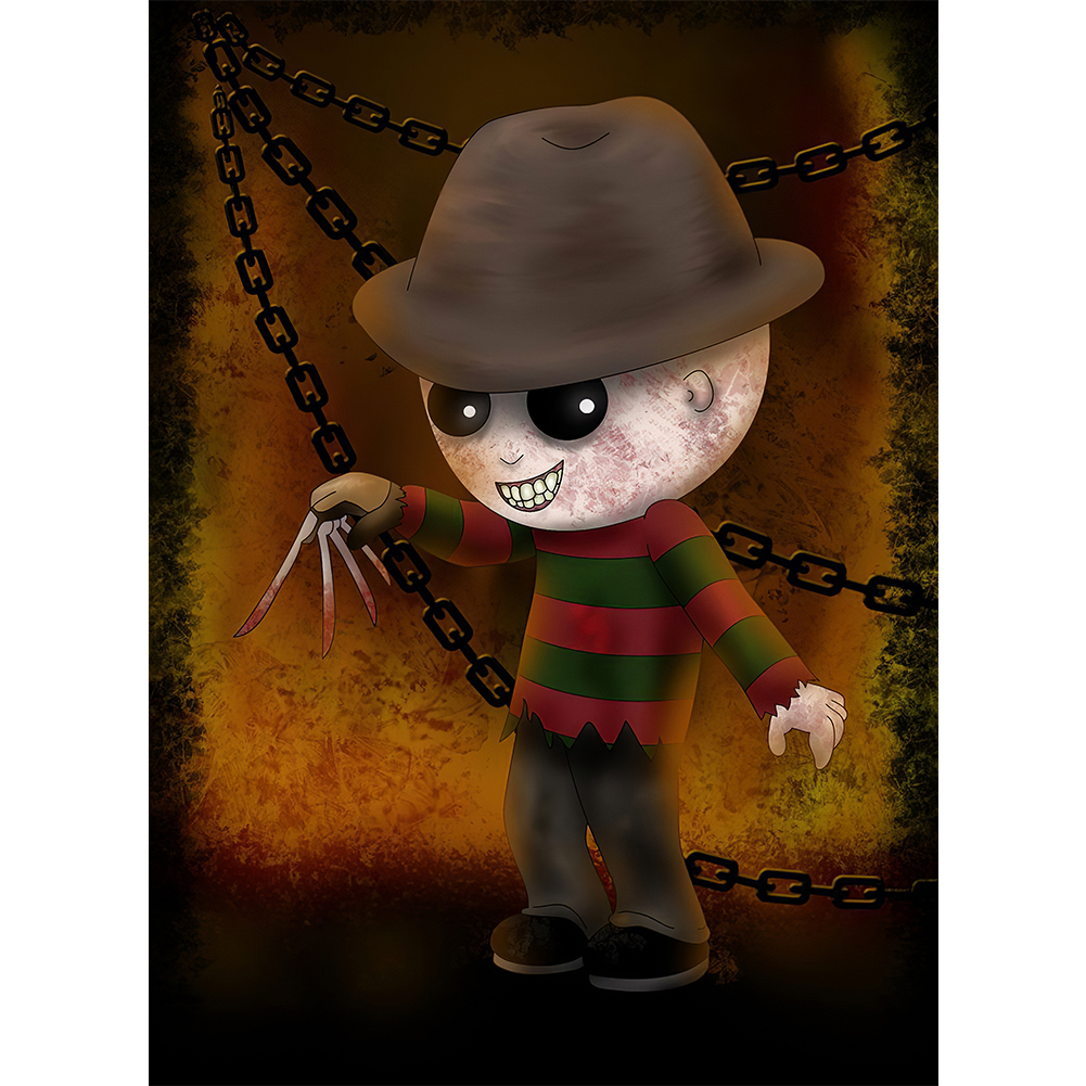 

Horror Doll - Round Drill Diamond Painting - 30*40CM, 501 Original