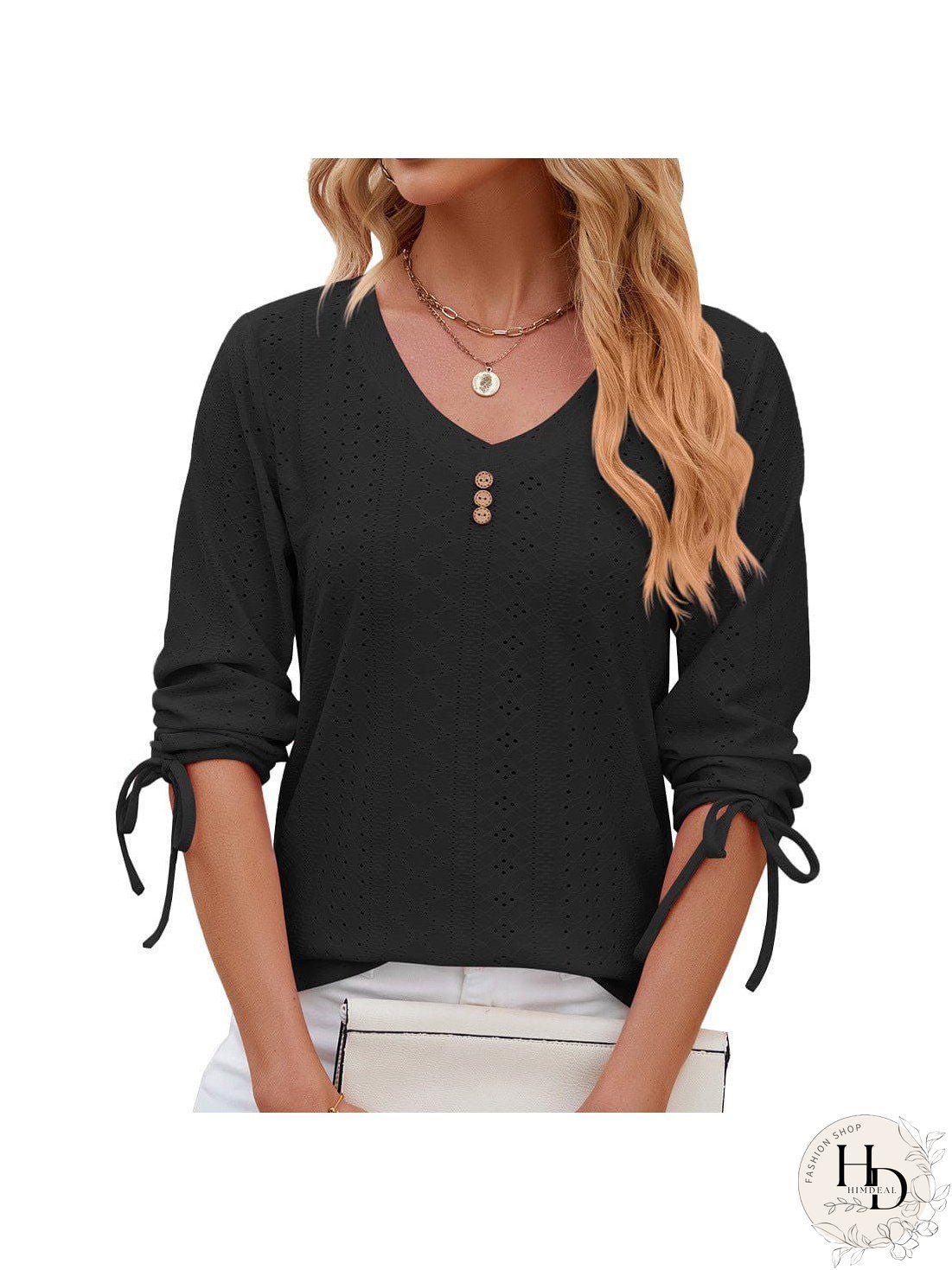 Versatile Knit Mock Neck T-Shirt