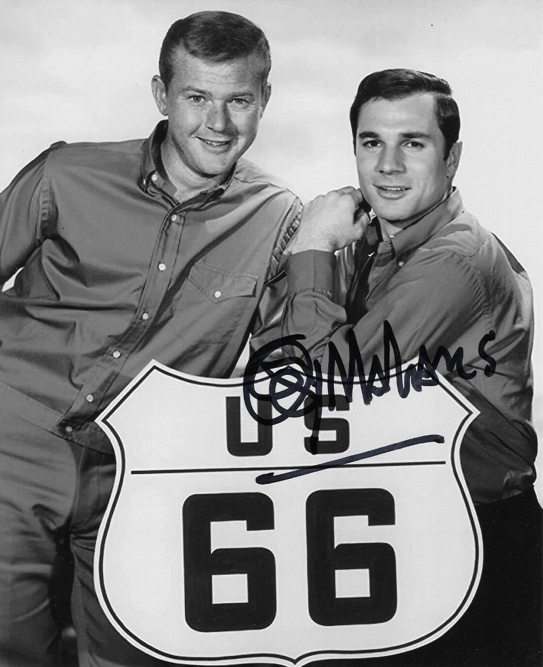 * GEORGE MAHARIS * signed 8x10 Photo Poster painting * ROUTE 66 * COA * 2