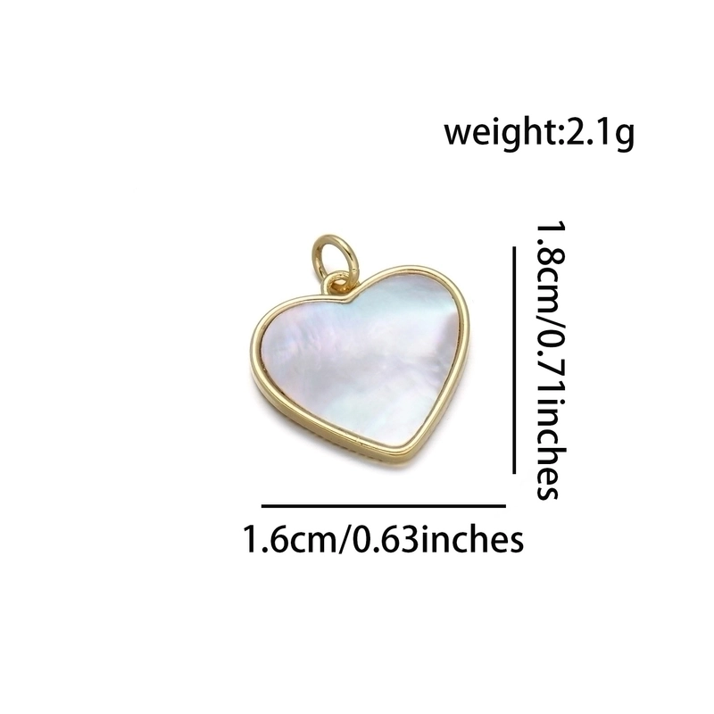 Ig Style Geometric Star Fish Tail Copper 18k Gold Plated Charms