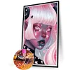 uk.everydayedeals (Limited Stock)Diamond Painting - Round AB Drills - Dark Candy Girl(45*65cm)