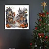 Halloween Pumpkin Street-Full Round Diamond Painting 30*30CM