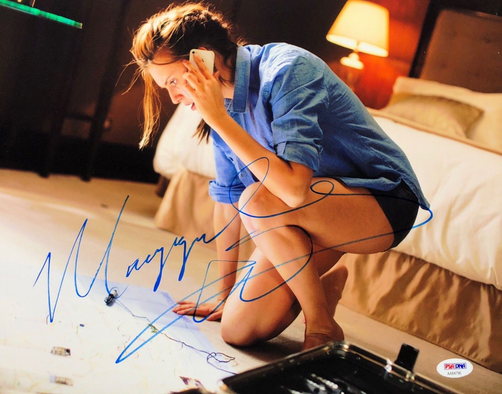 Maggie Grace Signed 11x14 Photo Poster painting *Model *Actress *Lost *Taken PSA AA84796