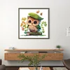 Owl - 18CT Stamped Cross Stitch 20*20cm/7.87*7.87in