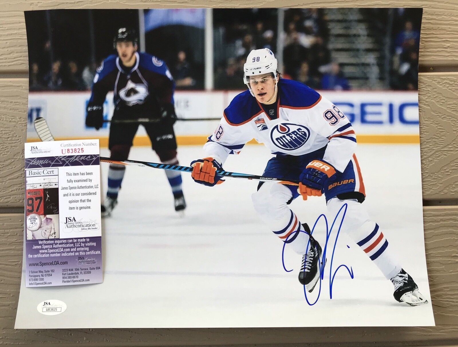 JESSE PULJUJARVI Signed Autograph 11x14 Photo Poster painting Edmonton Oilers NHL Auto JSA COA 1