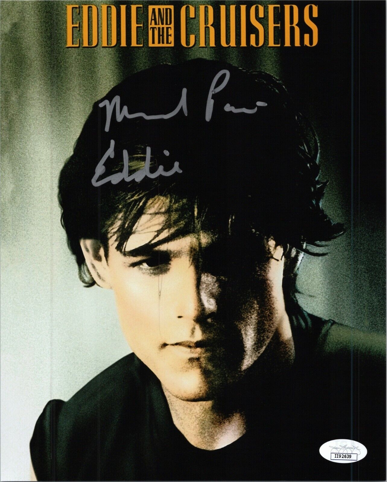 MICHAEL PARE Authentic Hand-Signed Eddie and the Cruisers