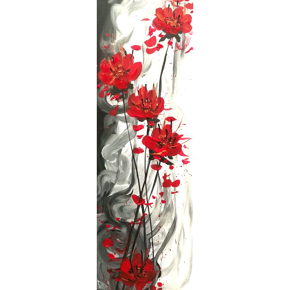 Warm Flowers - Full Round - Diamond Painting