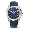 Patek Philippe 20th Anniversary Aquanaut 18K White Gold Watch Composite Strap 5168G-001