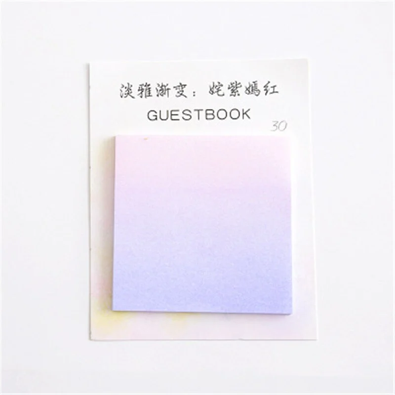 30 Sheets/Pad Self Stick Notes Self-adhesive Sticky Note Cute Notepads Posted Writing Pads Stickers Paper