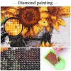 Lotus 5d DIY quadratische Diamant Kunst Malerei Sets voller Bohrer Dimond Art 75x45cm
