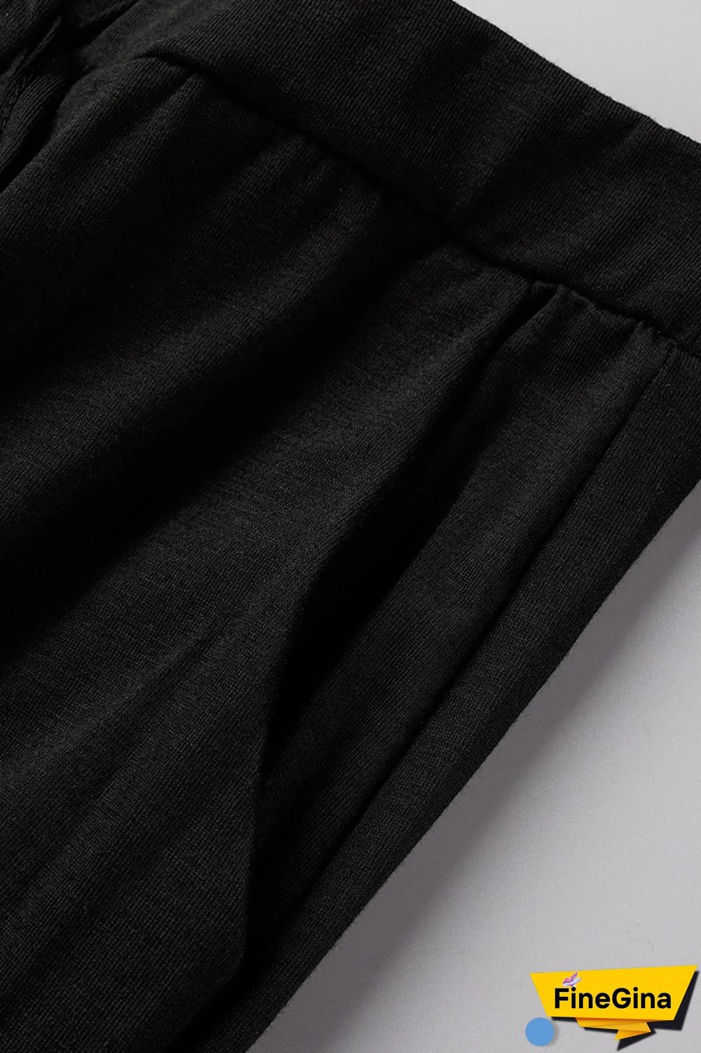 Yellow Casual Solid Basic O Neck Long Sleeve Two Pieces