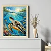 Sea Turtle - 11CT Counted Cross Stitch - 40*50cm - Animal