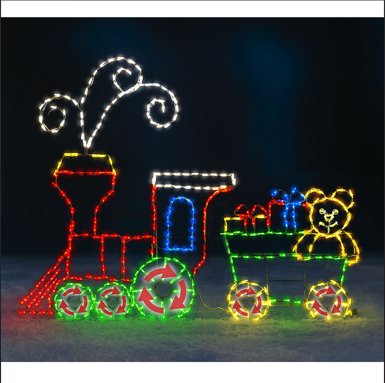 🔥kukelife🔥5' Animated Holiday Locomotive