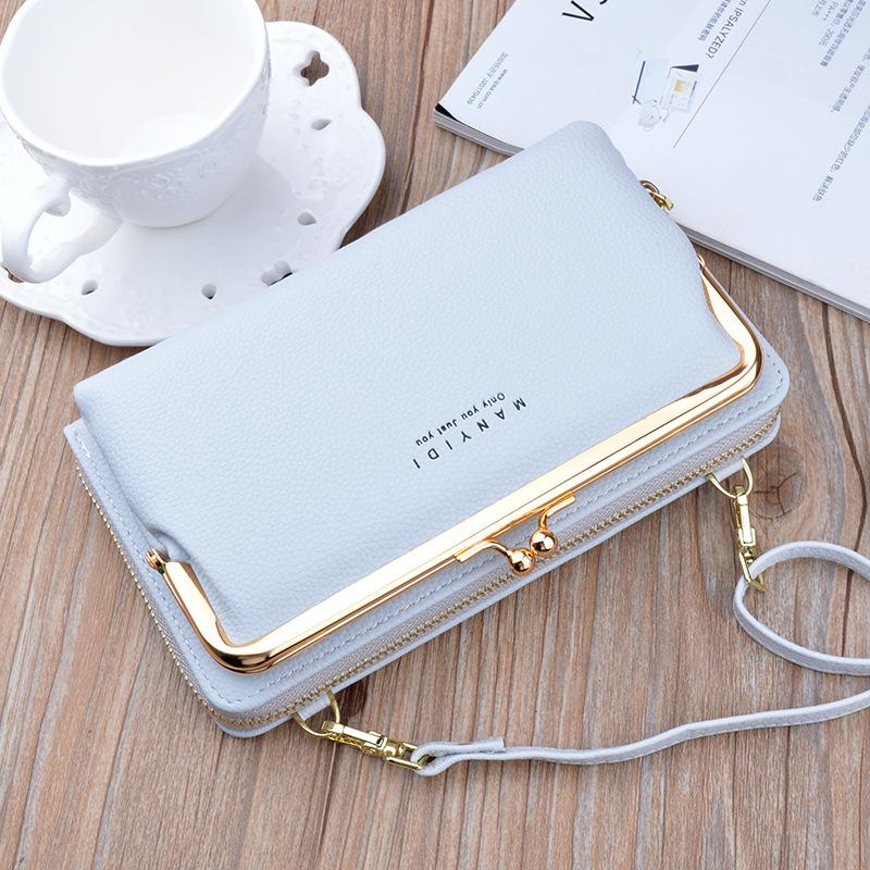 Mature Ladies Lock Crossbody Bags Shoulder Bag Clutch Purse Handbag