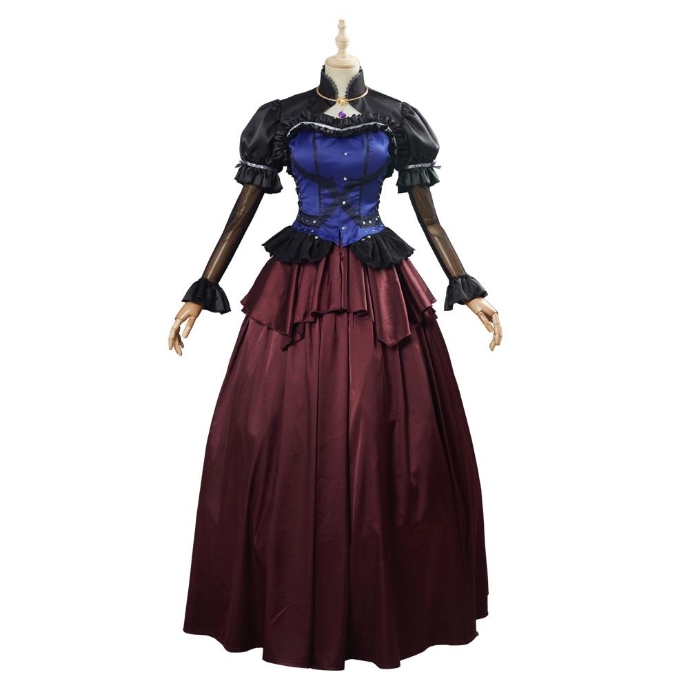 Game Cloud Strife Women Dress Outfit Cosplay Costume