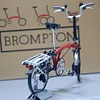UnionJack 1/10 Scale Brompton Folding Bicycle Building Block Model