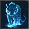 Tiger-11CT Stamped Cross Stitch 45*45cm tapestrymarket