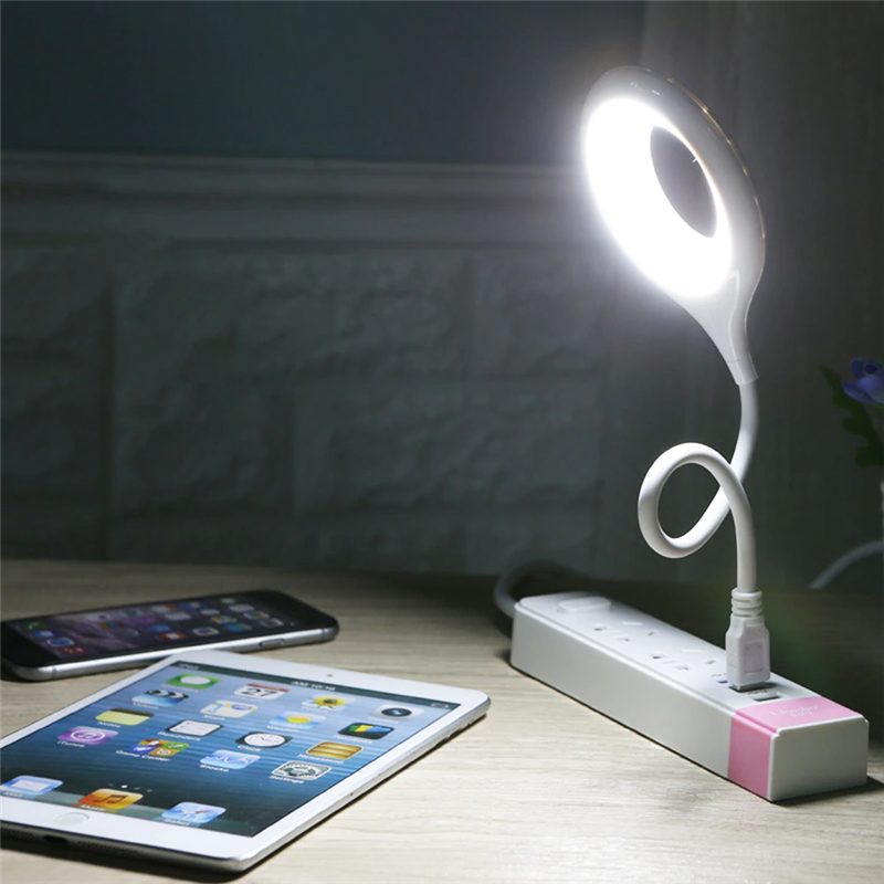 USB Lamp Table Lamp USB LED Lamp Table Top Lanterns Flexo PC Lamps Study Reading USB Lamp、、sdecorshop