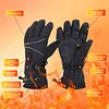 Electric Heating Gloves Rechargeable Windproof Hand Warmer Ski Thermal Gloves