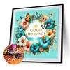 Diamond Painting-DIY Full Round Drill Good Morning Wreath